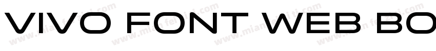 VIVO FONT WEB BOLD字体转换